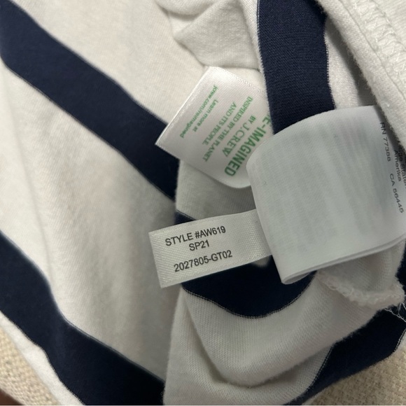 J CREW - three quarter sleeve boatneck tee for Women - Picture 5 of 5